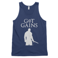 GoT Gains Tank - White  - Thumbnail 3