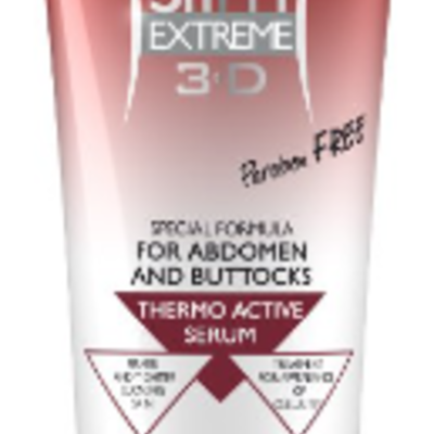 Slim extreme 3d thermo active serum shaping waist, abdomen and buttocks 
