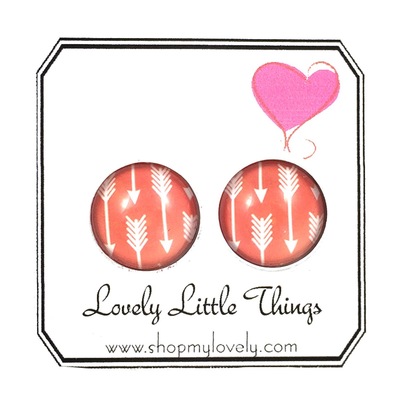 12mm arrow studs with copper setting