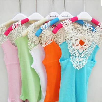 Lace crochet tank top - Thumbnail 4