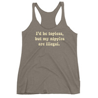 Topless - Women's Tank - Thumbnail 2