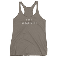 Fuck Negativity - Women's Tank - Thumbnail 2