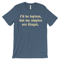 Topless - Unisex Tee - Thumbnail 4