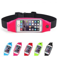 Sweatproof Running Belt Waist Pack with Touch Screen - Thumbnail 4