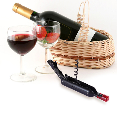 Magnetic bottle shape wine bottle opener