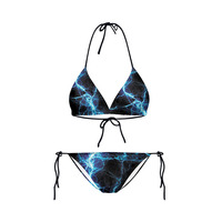 Adjustable Blue Lightning Bikini Set - Thumbnail 2