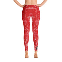 SMALL ICON - Red Light Distressed Leggings - Thumbnail 1