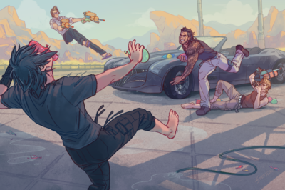 Chocobros Car Wash 12x18 Print