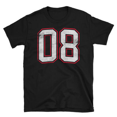 Number eight 8 unisex t-shirt