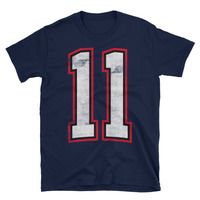 Number Eleven 11 Unisex T-Shirt - Thumbnail 2