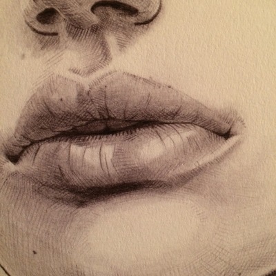 Pauline in graphite no.1 print