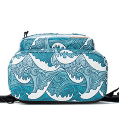 Sea wave backpack 