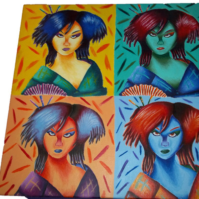 Geisha pop art