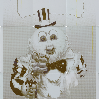 Sid distic / i hunt hugh 9 plate puzzle sets