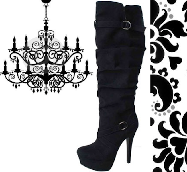 Qupid Task20 Black Knee High Boots on Storenvy